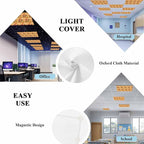 Tropical Plant Cactus Fluorescent Light Covers 3 Pack Western Cowboy Horse Sunset Desert Ethnic Magnetic Fluorescent Ceiling Lights Filters for Office Classroom Home Drop Ceiling 4x2 Feet