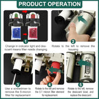 Industrial Grade 3-Stage Air Drying System, 3/4" NPT with Manual Drain, Desiccant Dryer, Air Regulator, Particulate Filter and Coalescing Filter for Paint Spray, Plasma Cutter