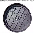 Septic Tank Lids, Manhole Cover with Handle, Sturdy and Pressure-Resistant, Suitable for Green Belts, Residential Areas and Construction Sites(70 cm/27.5 in)