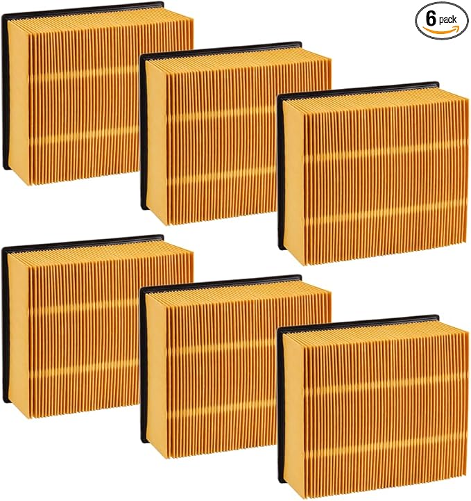 Doc's Diesel Engine Air Filter 6-Pack DPA6314-6 | Compatible with RAM 6.7L Cummins 2500, 3500, 4500, 5500 2007+ | Replaces 53034051AB
