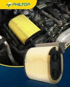 PHILTOP Engine Air Filter, Fit For Ford F250 F350 F450 F550 Super Duty 2017-2019 6.7L V8 Powerstroke Diesel, Replaces FA1927, HC3Z9601A, HC349601AF, PA8219, CA12182