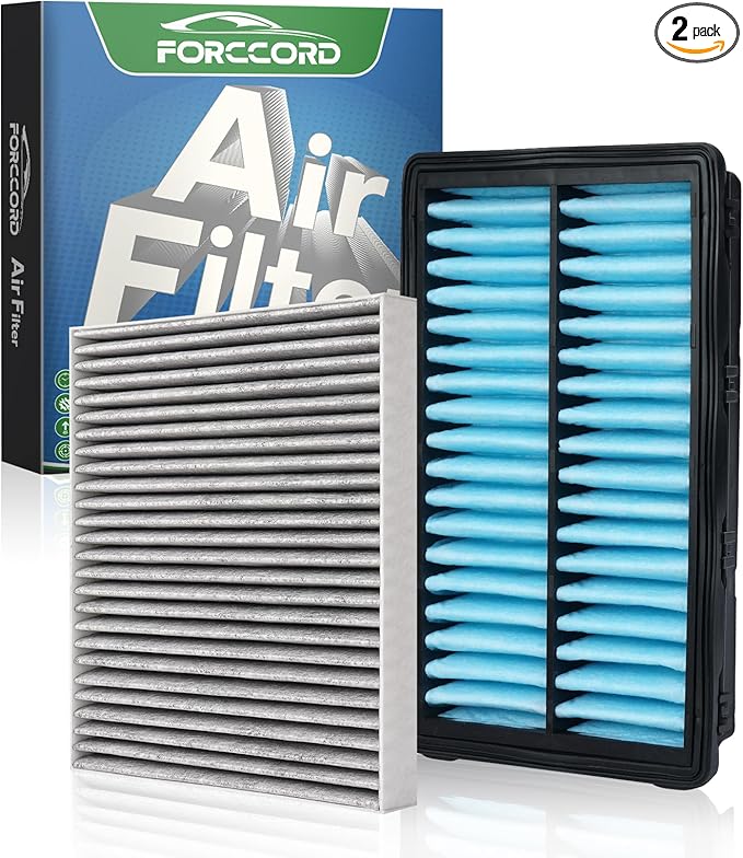 1Pcs HEPA Cabin Air Filter and 1Pcs Engine Air Filter Fit for Palisade 2020 2021 2022 2023 2024 2025 2026 Replacement CA11943 97133-S8000 HAC-46207LB Accessories