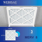 10x10x1 Air Filter MERV 8 MPR 600 6Pack Furnace Filters Pleated HVAC AC Furnace Air Filters,Air Conditioner Filters (Exact size: 9 3/4"x9 3/4"x3/4")