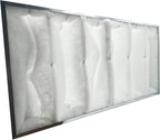 wioboy Paint Spray Booth Intake Filter (23.5" x 46" x 8" (4/case)), 6 Pocket High Capacity Polyester Air Filter