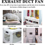 Inline Extractor Duct Fan with Speed Controller 3 inch/75mm Air Diffuser Booster 10W 12V Air Circulation Blower for Greenhouse Attic Wardrobe