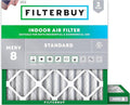 Filterbuy 18x18x2 Air Filter MERV 8 Essential Dust & Allergy Defense (2-Pack), Electrostatic Pleated HVAC AC Furnace Filters Replacement, Made in USA (Actual Size: 17.75 x 17.75 x 1.75)
