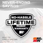 K&N 20X24X1 HVAC Furnace Air Filter, Lasts a Lifetime, Washable, Merv 8, the Last HVAC Filter You Will Ever Buy, Breathe Safely at Home or in the Office, HVC-8-12024