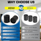 xcivi 2 Pack Replacement Filter Cartridges For Smoke Trap Personal Smoke Air Filter, Air Filter Replacement Cartridges for Personal Air Filter, Long Lasting 500+ Uses with Easy Exhale