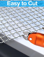 4Pack 5Mesh 10'' x 14'' Wire Mesh Screen, 304 Stainless Steel Anti-Rusted Mesh Screen, Sturdy Wire Diamaeter 0.7mm, Easy to Cut, Woven Sturdy Metal Mesh Sheets for Air Vent, DIY Project, Drainage