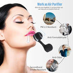 50 Pieces Nose Plug Filter Disposable Nose Dust Filters Bulk Sponge Nostril Filters for Spray Tanning Welding Dust Allergies Dust Construction Areas (Black)
