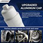 926-959 Upgrade Aluminum Engine Oil Cooler Oil Filter Housing for 2017-2018 Jeep Wrangler Grand Cherokee Dodge Challenger Charger Journey Caravan Durango Chrysler 300 200 Town Country Ram 3.6L 926-876