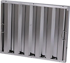 25" x 20" Stainless Steel Commercial Hood Filter – Dishwasher Safe, Welded Baffle Grease Trap with Drop Handles – Easy Installation & Durable Grease Fire Prevention Filter