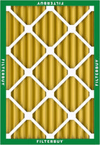 Filterbuy 20x22x2 Air Filter MERV 11 Superior Pet & Allergy Defense (4-Pack), Electrostatic Pleated HVAC AC Furnace Filters Replacement, Made in USA (Actual Size: 19.50 x 21.50 x 1.75)