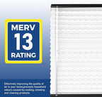 2Pack 213 Replacement Filter Compatible with AprilAire Size: 20x25x4 Whole House Air Purifiers model:1210, 1620, 2210, 2216, 3210, 4200, MERV 13