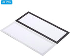 PATIKIL 4"x10" Magnetic Vent Cover, 6 Pack Floor Wall Air Registers Cover Strong Magnet Vent Screen Mesh for Blocking Hair Dust Debris, White
