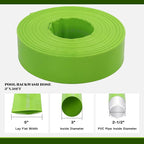 Eastrans 3'' x 50 FT Pool Backwash Hose with 2 Hose Clamps,Extra Heavy Duty Discharge Hose,Drain Hose for Swimming Pool,Super wear-resistant,weather blast,green