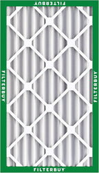 Filterbuy 20x30x4 Air Filter MERV 8 Essential Dust & Allergy Defense (6-Pack), Electrostatic Pleated HVAC AC Furnace Filters Replacement, Made in USA (Actual Size: 19.50 x 29.50 x 3.63)
