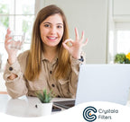 Crystala Filters Compatible with Samsung DA29-00020B Refrigerator Water Filter, DA29-00020A/B, DA29-00020B-1, HAF-CIN/EXP, 46-9101, RF4267HARS, RF25HMEDBSR, RF28HMEDBSR, RS25J500DSR, 3 Pack