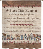 Farmhouse Sheer Curtains 63 Inch Length Brown Country Star Berry Vintage Wood Grain Chiffon Curtain for Bedroom Living Room Light Filtering Rod Pocket Window Treatments Voile Curtains Drapes