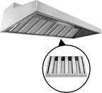 New Star Foodservice 54385 Stainless Steel Hood Filter 20" W x 20" H, Set of 6