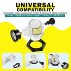 273564Z Manual Air Relief Valve with Pressure Gauge Compatible with Pentair Triton C, TR100C, TR140C, Triton II Sand Filters –For Clean & Clear,Warrior,EasyClean,SMBW 4000 Pool & Spa DE Filter Systems