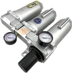 3/4" NPT SUPER DUTY Industrial Grade Filter Regulator Coalescing Desiccant Dryer System For Compressed Air Lines, Metal Bowls, Great For Paint Spray And Plasma Cutter (AUTO DRAIN)