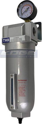 HEAVY DUTY INDUSTRIAL GRADE COALESCING FILTER WITH 0.01u MICRON ELEMENT, METAL BOWL, REMOVES 99.98% MOISTURE, VAPOR AND OIL FROM COMPRESSED AIR LINES, AUTO DRAIN (3/4" NPT, 11oz)