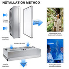 Fan Filter Unit Laminar-Flow-Hood Yzzwer - FFU HEPA Filters for Class 100/ISO 5 Cleanliness Clean Room Mycology and Mushroom Room Work 110V （Include HEPA Filter）