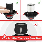 Shop-Vac 90585 Foam Sleeve Filter Replacements for Most Shop-Vac Wet/Dry Vacuum Cleaners 5 Gallon and Above, Replace Parts # 9058500, 7 Pack