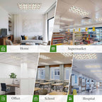 Fluorescent Light Covers for Ceiling Lights Desert Camel Magnetic Light Filters 4 Pack 4x2 ft Boho Southwest Date Trees Ceiling Lights Cover for Classroom Office School Home Drop Lamp Decor