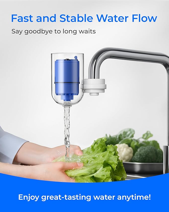 Waterdrop Filter Replacement for All PUR®, PUR®Plus Faucet Filtration Systems, Pur® RF-9999® Faucet Water Filter, NSF Certified, 1 Pack, Model No.: WD-C08A