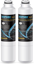 ICEPURE NSF/ANSI 53 Premium Certified DA29-00020B Refrigerator Water Filter Replacement for Samsung DA97-08006A, RF28HMEDBSR, RF263BEAESR, HDX FMS-2, HAF-CIN/EXP, 469101, RF4287HARS, RF28HFEDBSR,2PACK
