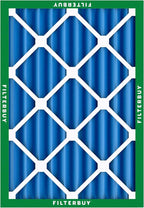 Filterbuy 20x24x4 Air Filter MERV 13 Optimal Smoke & Allergy Defense (3-Pack), Electrostatic Pleated HVAC AC Furnace Filters Replacement, Made in USA (Actual Size: 19.38 x 23.38 x 3.63)