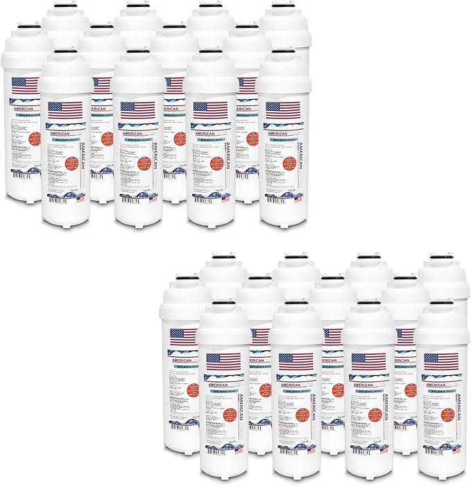 American Filter Company®, water filter, Compatible with Elkay (R) Halsey-Taylor (R) WaterSentry (R) Plus Water Fountain Filters HWF172 24-Filters