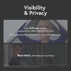 51in X 190in Window Screen Mesh, Replacement, Water-Resistant, Pet Resistant, Fine Dust & Pollen Proof, 30Mesh, Durable New Material, DIY Tools Included