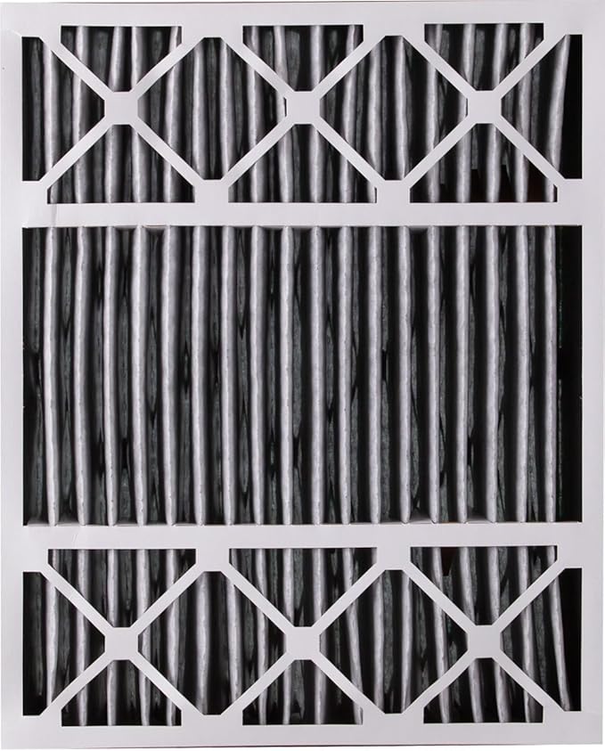 Nordic Pure 20x25x5 (Actual Size: 19 3/4 x 24 3/4 x 4 3/8) Lennox X6673 X6675 Replacement Ã‚ MERV 12 Pleated + Carbon 2 Pack