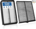 Engine+Cabin Air Filters Fit for 2013-2023 Mazda CX-5(2.0L/2.5L), 2014-2018 Mazda 3 (2.0L/2.5L), 2014-2020 Mazda 6 (2.5L) Engine Air Filter Replacement Air Filter Accessories# CF11811 CA11259
