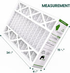 EconoHome 16x25x4 AC Furnace Pleated Air Filter MERV 11 Replacement – Allergen Defense, 5 Pack, Fits Lennox (X6670), Honeywell (FC100A1029) filters. (Actual size: 15.94 x 24.86 x 4.36 Inches)