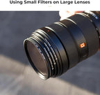 K&F CONCEPT 11 Pieces Metal Step Down Filter Adapter Rings Set, for Large Size Lens Add Small Size Filter 67-62mm 72-67mm 77-72mm 82-77mm for Camera Lens