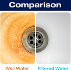 H&G Lifestyles 4L Iron Removal Resin for Iron Water Filter, Ion Exchange Resin Filter Cartridge Refill for RV Water Filter System,Camper Soft Water Replacement for Portable Water Softener
