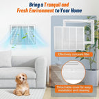 Fancat Return Air Filter Grille for 24x18 Ducts, Steel Air Vent Cover with Removable Door for 1" Filters | Fits Sidewall & Ceiling | Outer Size: 26 5/8" W x 20 5/8" H