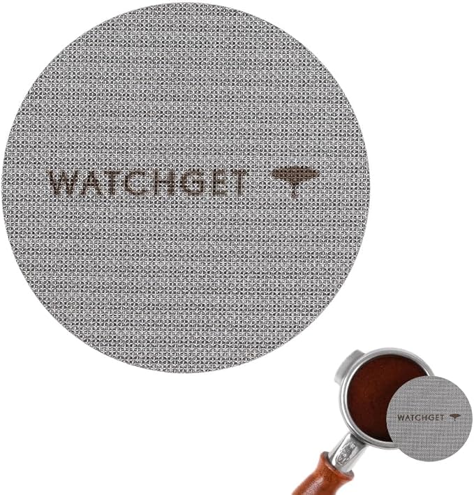 watchget 51mm Espresso Puck Screen Lower Shower Screen Espresso Filter for 51mm Portafilter Filter Basket 1mm Thickness 150μm Coffee Filter 316 Stainless Steel Reusable Espresso Screen
