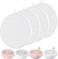 4 Pack HPro Nail Dust Collector Replacement Filters, Compatible with MelodySusie Nail Dust Collectors Models HPro/SProR, Filters 99% of Nail Dust, Reusable & Easy to Clean, White