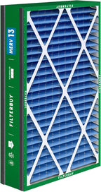 Filterbuy 16x25x5 Air Filter MERV 13 Optimal Smoke & Allergy Defense (2-Pack), Electrostatic Pleated HVAC AC Furnace Filters for Trion Air Bear 255649-105 and More (Actual Size: 15.63 x 24.13 x 4.88)