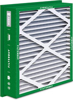 Filterbuy 24x24x5 Air Filter MERV 8 Essential Dust & Allergy Defense (2-Pack), Electrostatic Pleated HVAC AC Furnace Filters Replacement for Honeywell Return Grille (Actual Size: 22.38 x 22.38 x 4.38)