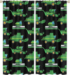 Kids Agriculture Machine Window Curtains, Farm Equipment Tractors Transport Combines Rod Pocket Decorative Windows Curtain for Boys Children Teens Room Decor 52x84in (30% Blackout)