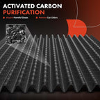 A-Premium 2-PC Cabin Air Filter with Activated Carbon Compatible with Lexus, Mazda & Toyota Models - Avalon, Camry, Corolla, Highlander, Prius, RAV4, Sienna, Venza, ES300h, UX200, RX350, RX450h