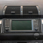 Carbon Fiber Interior Full Compatible with BMW X5 CD Panel Inner Frame-1