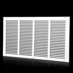 20x12 Return Air Grille(Duct Opening Size),Air Return Vent Cover,Flat Vent Cover,Rejillas De Aire Acondicionado para Casa,Return Air Grilles,Outer Dimensions:21.75"Wx13.75"H(20"Wx12"H, Duct Opening)