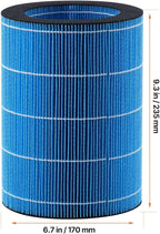 Happybuy Evaporative Humidifier Replacement Filter, 2-Pack, Compatible with Happybuy 5L(1.32G) Model BZT-234 Evaporative Humidifier, Easy to Install for Prolong Filter Life
